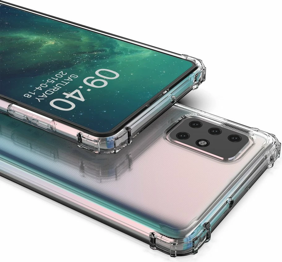 Mbështjellës Wozinsky Anti Shock për Samsung Galaxy A72, transparent