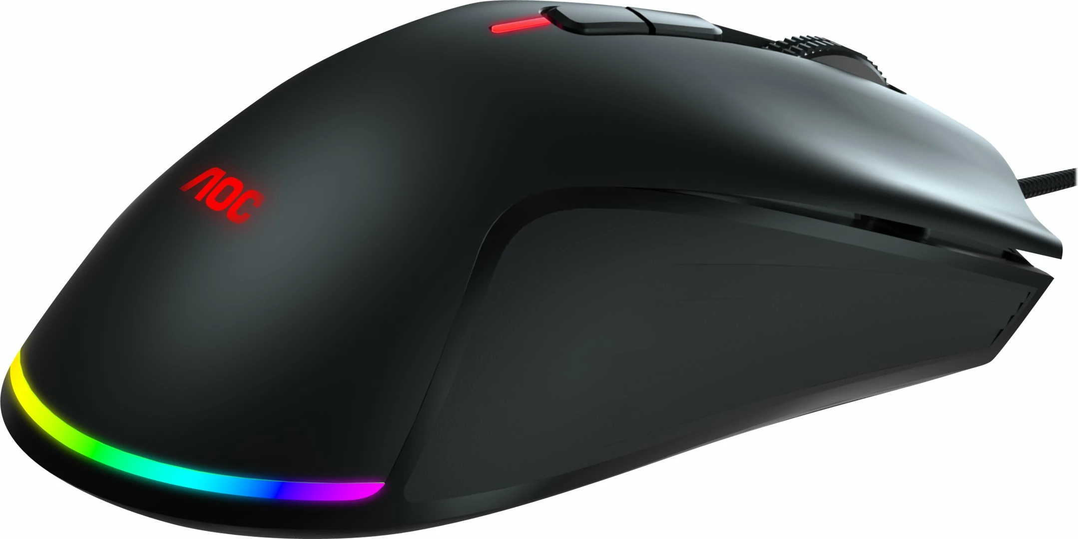 Maus gaming AOC GM530B, 16,000 DPI, 7 butona, RGB, i zi