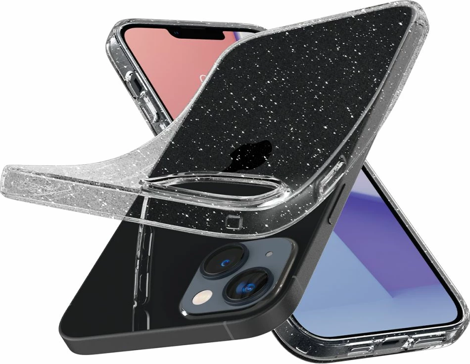Mbështjellës Spigen Liquid Crystal për iPhone 14 Plus, Glitter Transparent, 21177-0