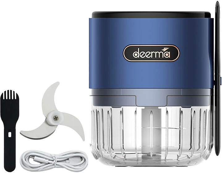 Grirës ushqimi Deerma JS100, elektrik, 150 ml, Blu