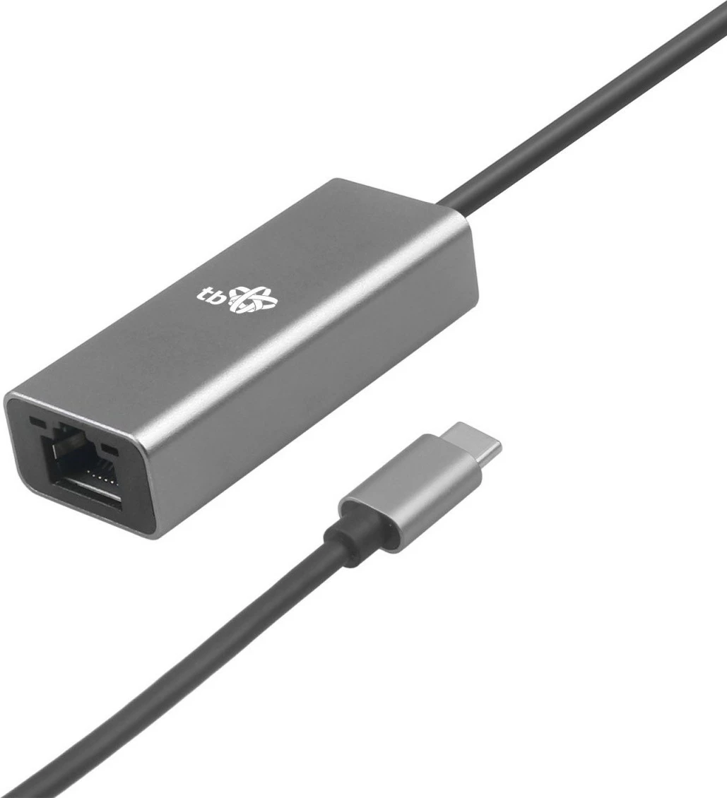 Adapter USB C në RJ45 TB AKTBXKAUCMRJ45G, Gri