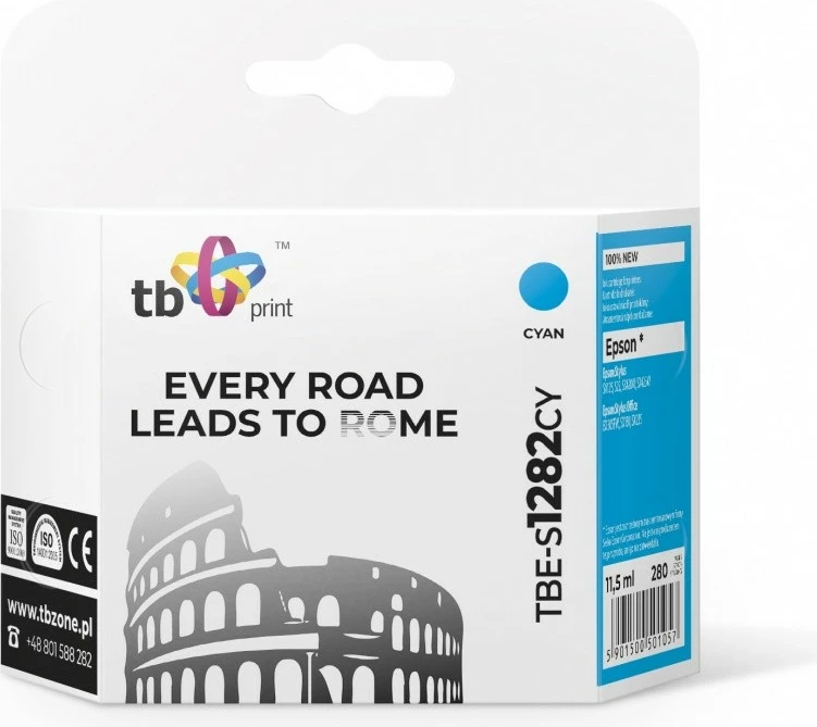 Toner TB Print TBE-S1282CY për Epson Stylus SX125/S22/SX420W/SX425W/BX305F/BX305FW/SX130/SX235, Cyan