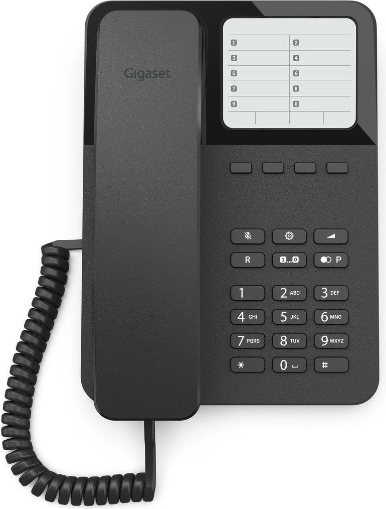 Telefon fiks Gigaset Desk400, me kabllo, i zi