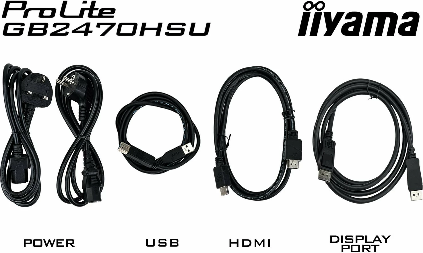 Monitor iiyama G-MASTER GB2470HSU-B6, 23.8", Full HD, LCD, 180 Hz, i zi