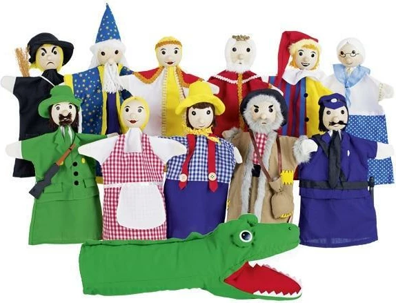 Figura teatri kukullash GOKI 12 copë, 27cm (Hunter)