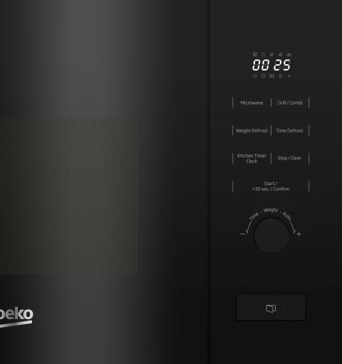 Furrë mikrovale e integrume Beko BMGB20212B, 20L, e zezë, me grill