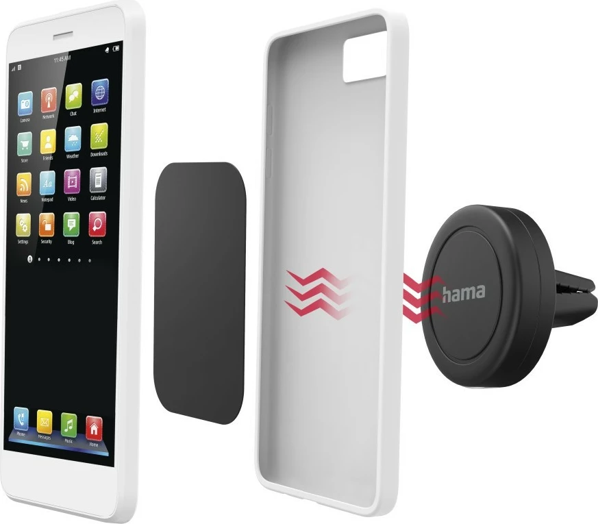 Mbajtës universal për celular Hama 201517, për veturë, i zi