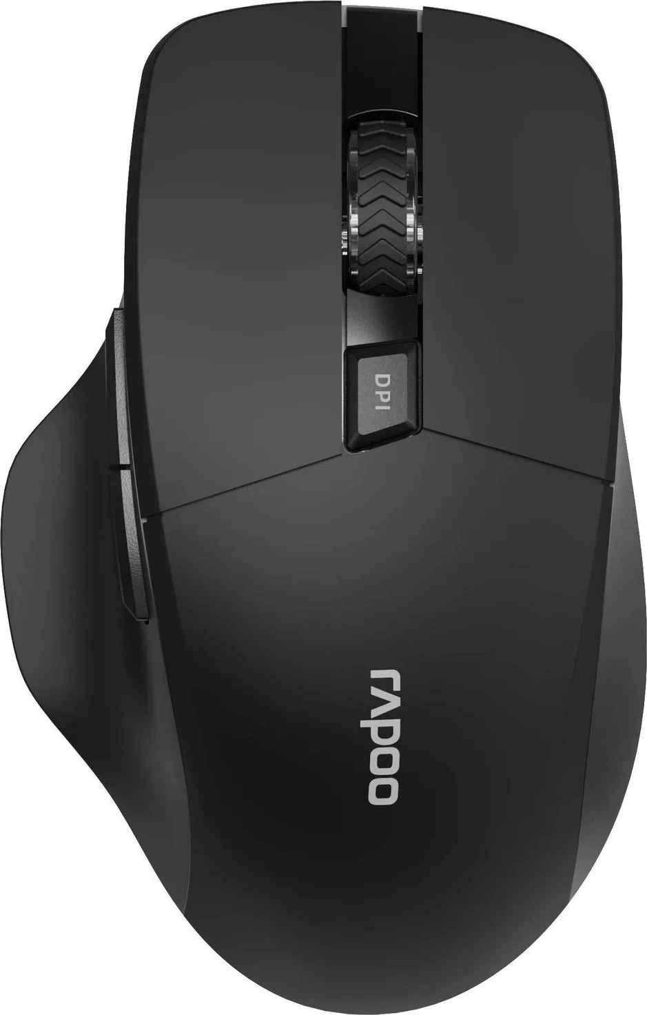 Maus ergonomik Rapoo M610, pa tela, Bluetooth/2.4 GHz, i zi