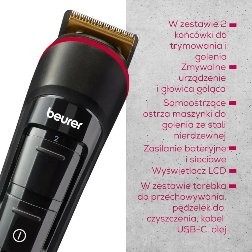 Makinë rroje Beurer MN4X për mjekër, e zezë