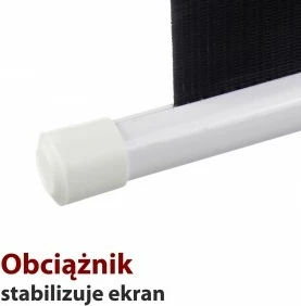 Ekran elektrik projekcioni ART EL F100 4:3, 100 inç, me telekomandë, Bardhë