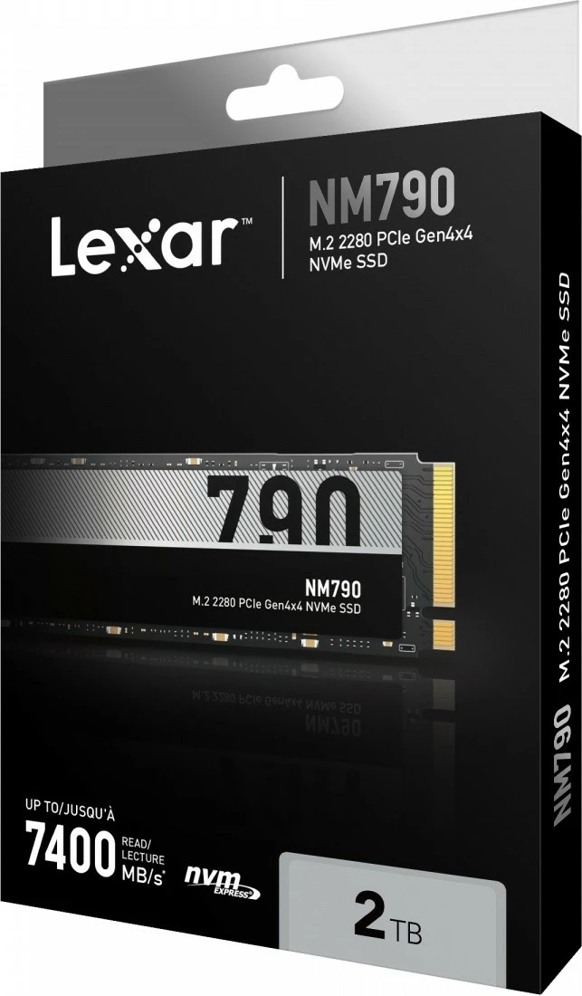 SSD Lexar NM790, 2TB, M.2 2280, PCIe Gen4x4
