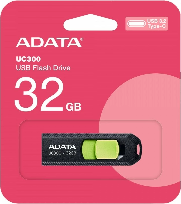 Pendrive Adata UC300, 32GB, USB Type-C, i zi