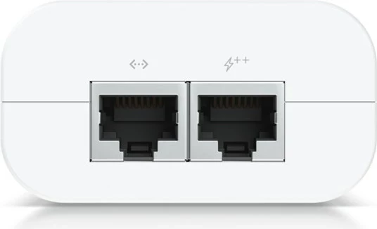 PoE furnizues Ubiquiti UISP U-PoE++, Gigabit Ethernet, 48 V, Bardhë
