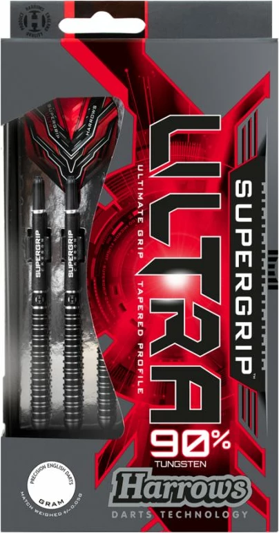 Shigjeta darts Harrows për meshkuj/femra, të zeza/të kuqe