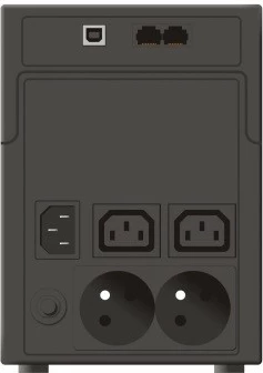 UPS EVER EASYLINE 1200 AVR USB, 1200 VA, 600 W, Tower, E zezë