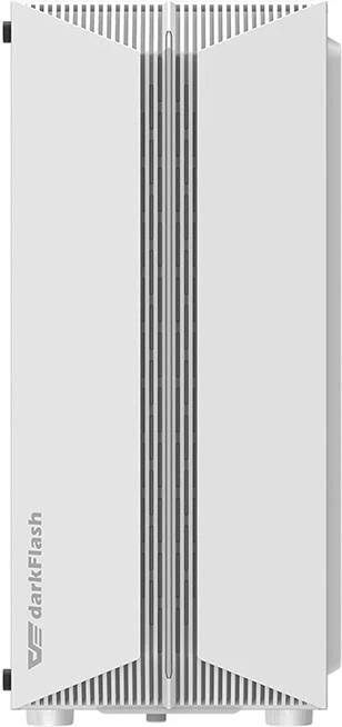 Kasë Darkflash DK151, Middle Tower, 3 ventilatorë RGB, e bardhë