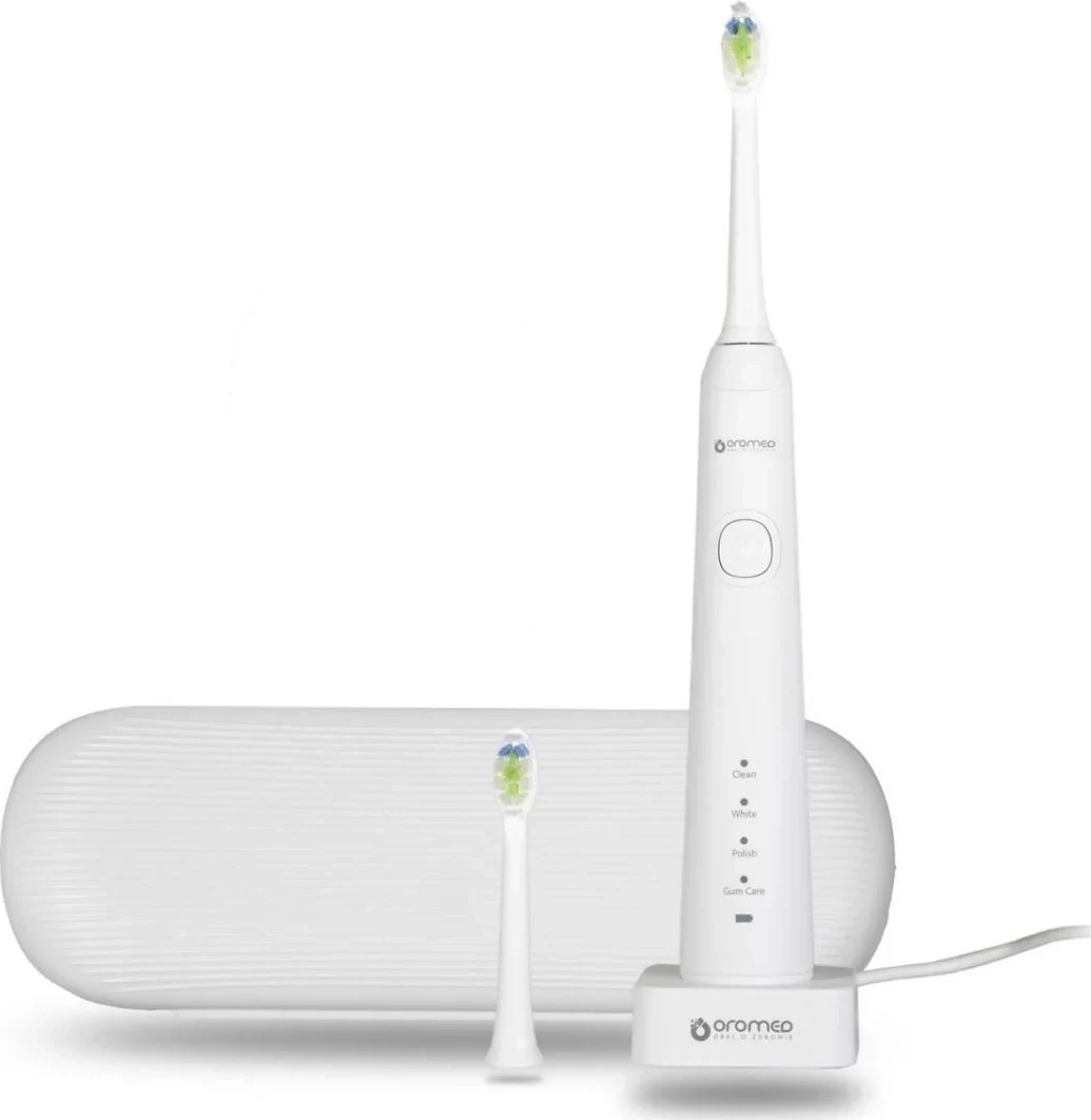 Furçë dhëmbësh sonike Oromed Gold-Sonic Professional, e bardhë