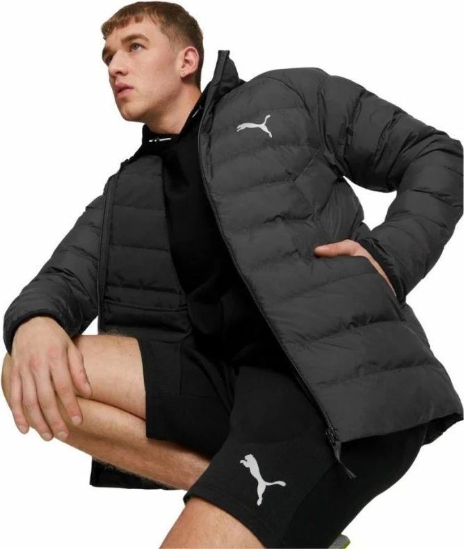 Jakne për meshkuj Puma, modeli Active Polyball, e zezë