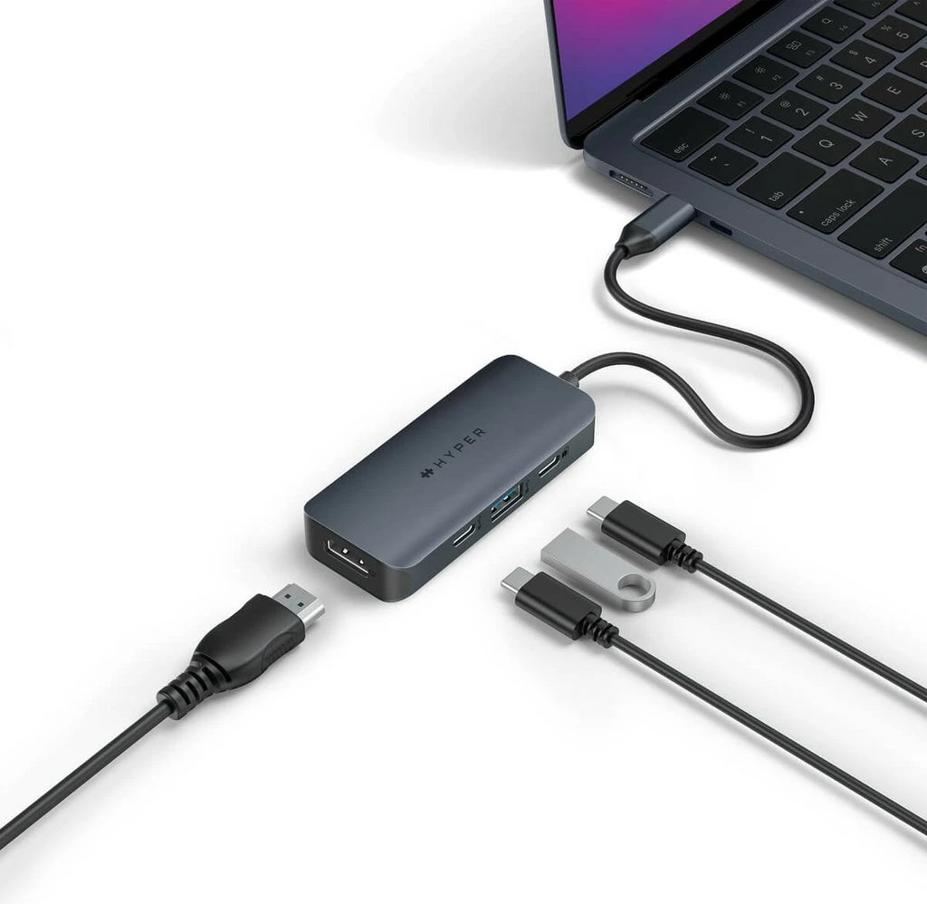 Docking station Targus HyperDrive EcoSmart Gen.2, USB Type-C, HDMI 4K, 100W, blu