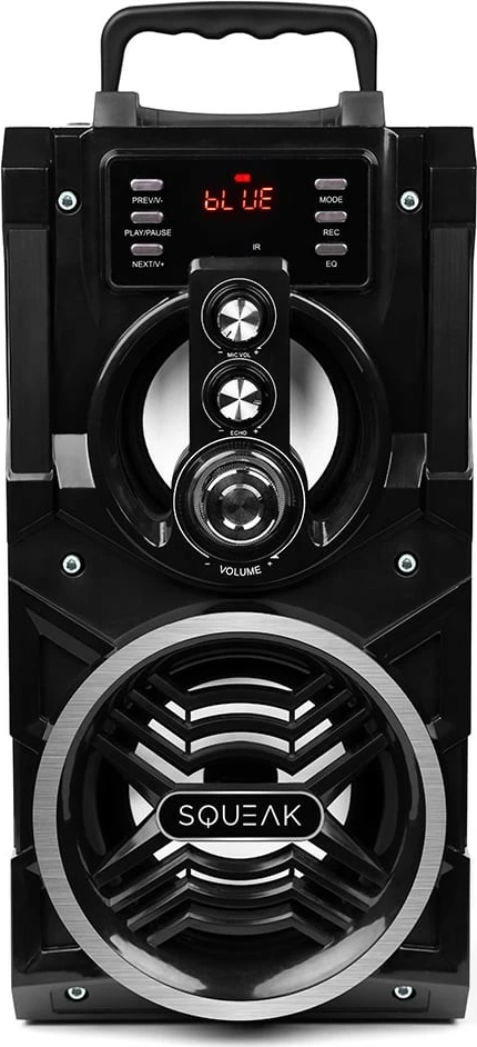 Altoparlant portativ Bluetooth SQUEAK SQ1000 Beatboxer me karaoke, 20W, i zi