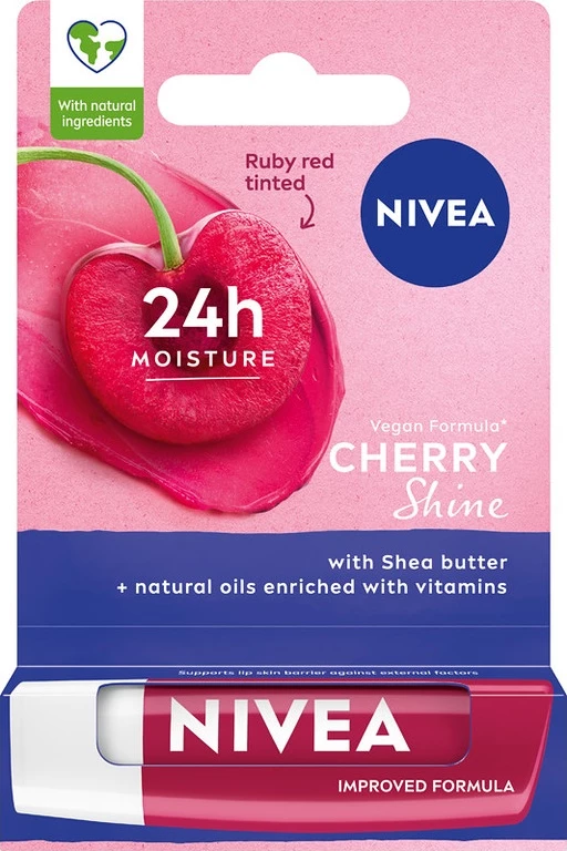 Balsam për buzë Nivea Cherry Shine 4.8g
