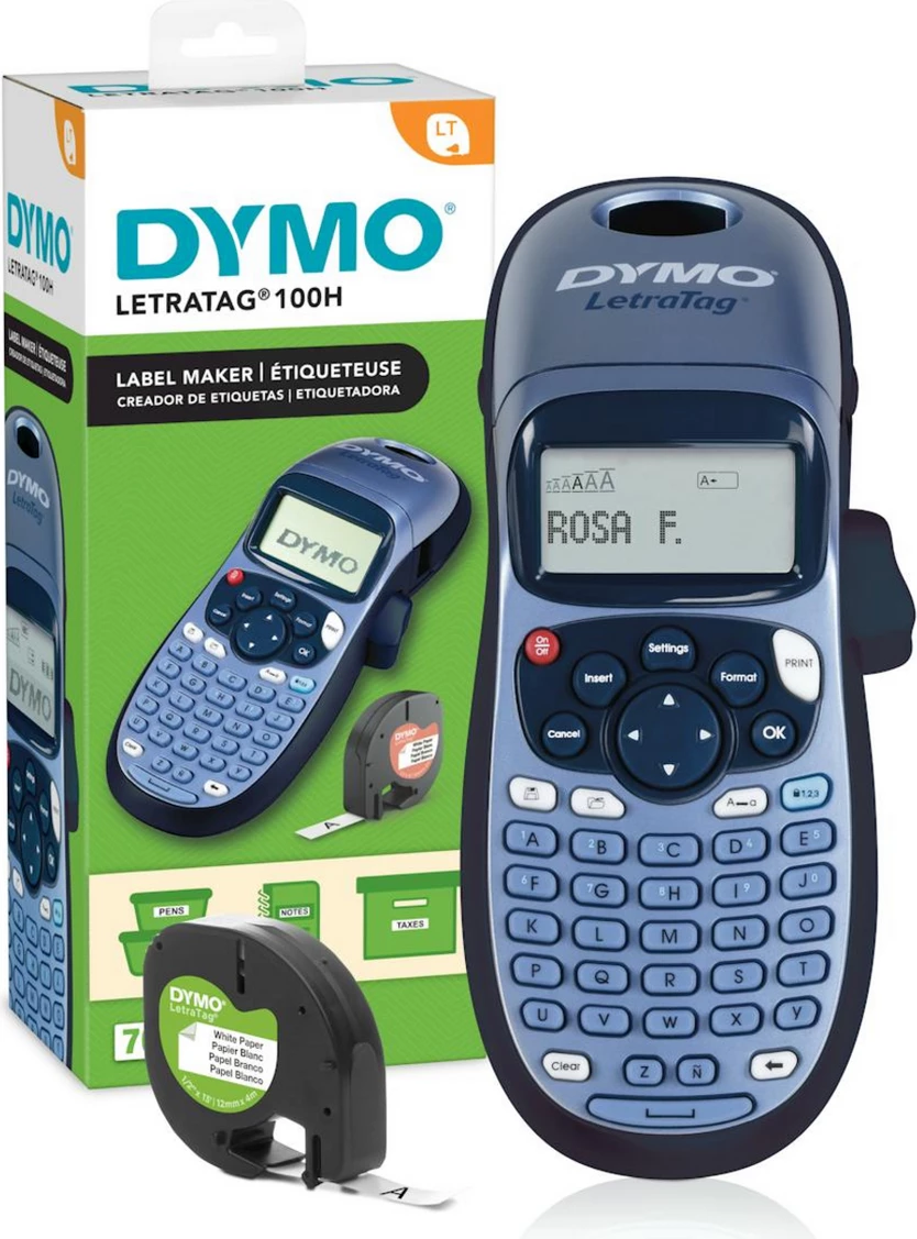 printer etiketash dorë, Dymo, LetraTag 100H 2174576, blu