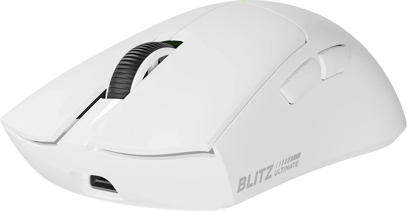 Maus Rampage BLITZ ULTIMATE, optik, 8K, 30000DPI, PAW3950, i bardhë