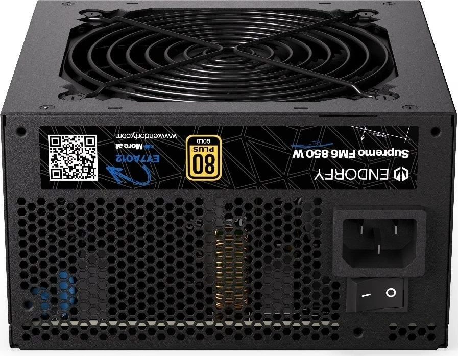 Kasë fuqie Endorfy Supremo FM6 850W, E Zezë