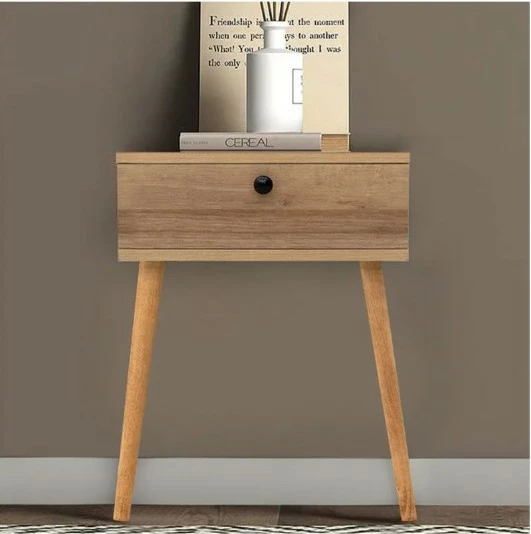 Komodinë Nextdeco Tribeca, dru teak, 40x35x50cm