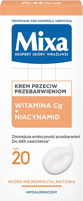 Krem fytyre për femra MIXA Vitamin C + Niacinamide, 50ml