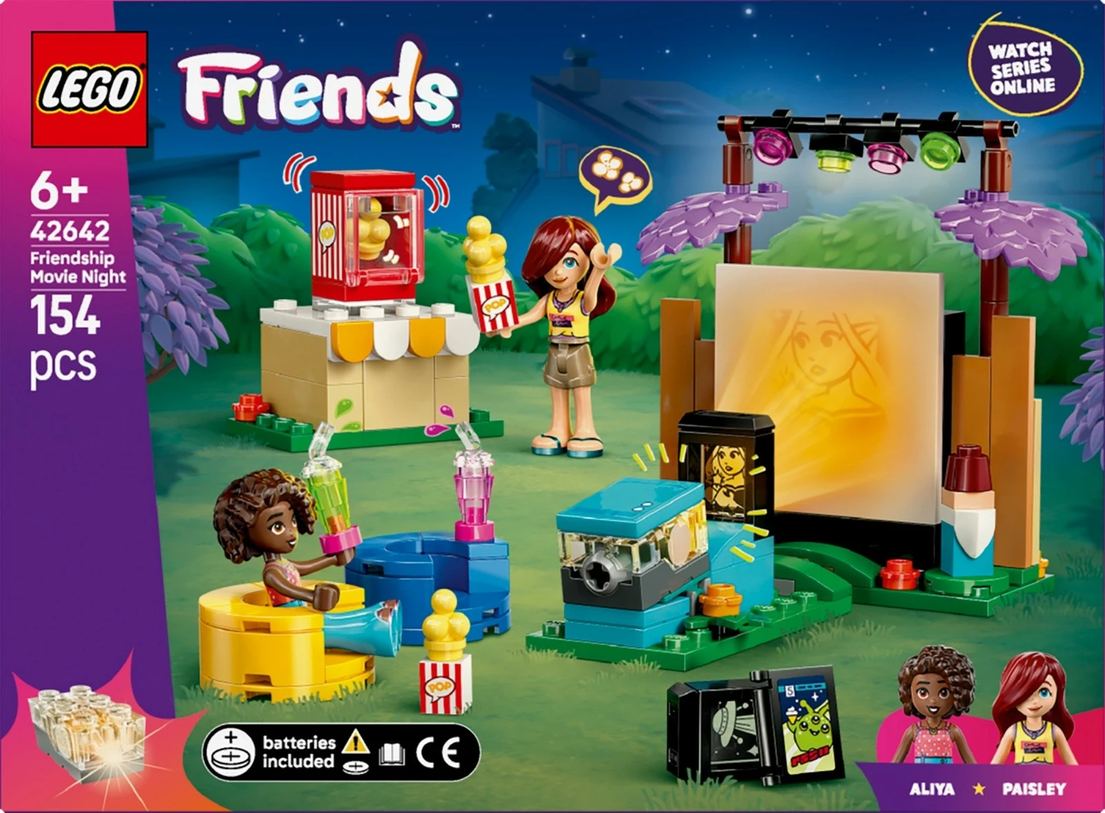 Set LEGO Friends 42642 Movie Marathon, 154 pjesë