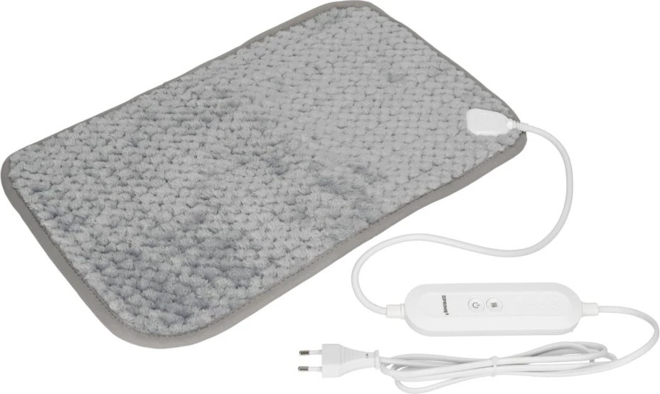 Jastëk ngrohës elektrik, PRIME3, SHP21, 30x50 cm, 100 W, 4 nivele ngrohjeje, fikje automatike 90 min, gri