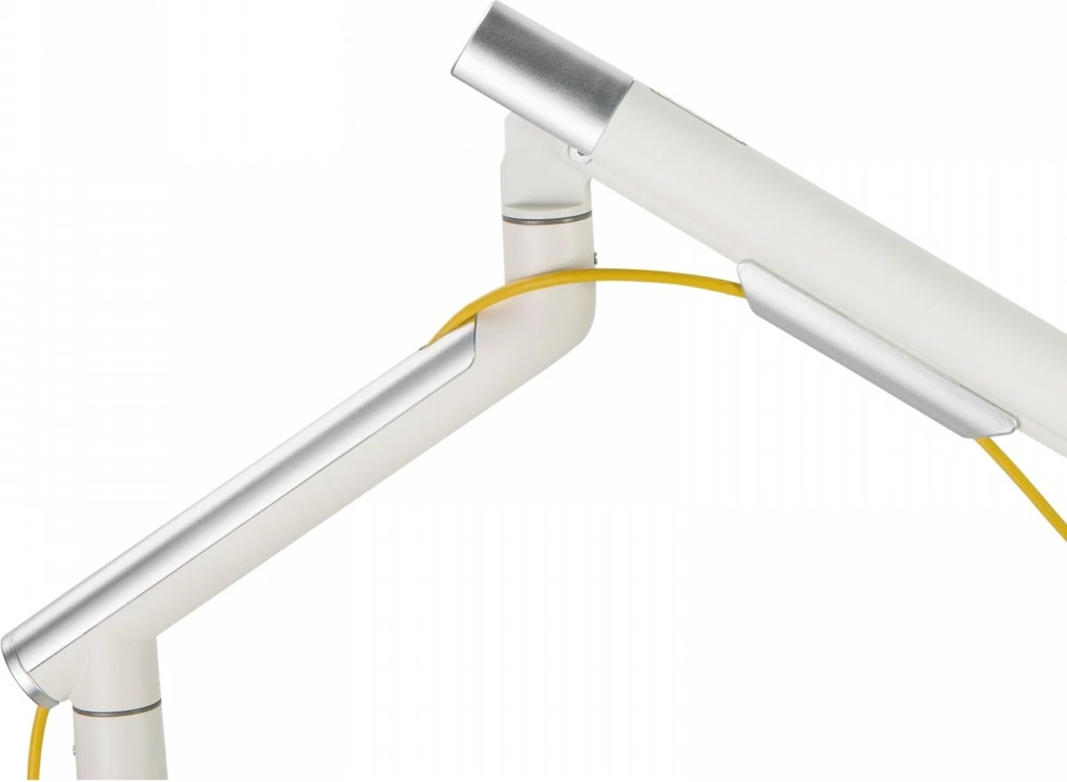 Mbajtëse tavoline për monitor ART RAMM L-19GD, 17-32 inç, 2xUSB 3.0, Alumini, Bardhë