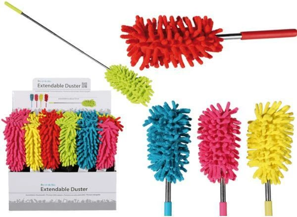 Fshesë pluhuri e zgjatshme OUT OF THE BLUE, deri në 75cm, 5 Ngjyra