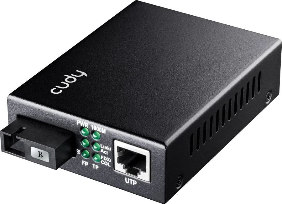 Konvertues rrjeti Cudy MC100GSB-40B, 1000 Mbit/s, single-mode, i zi