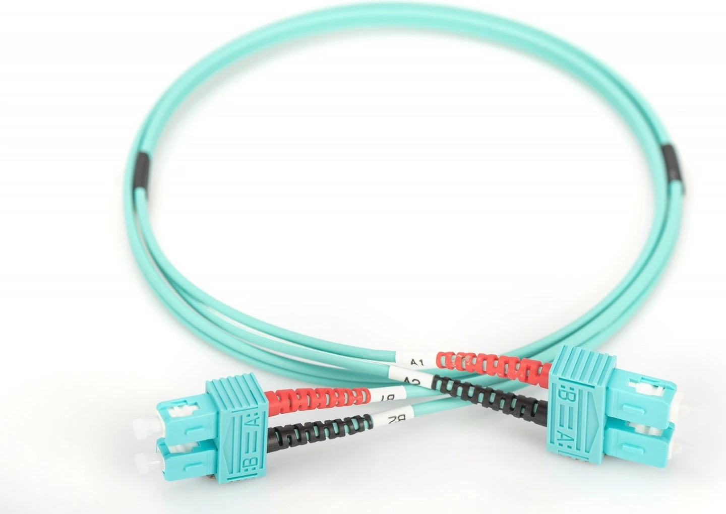 Kabllo optike Digitus DK-2522-03/3, SC-SC, Multi-mode, Duplex, 3m, Turquoise