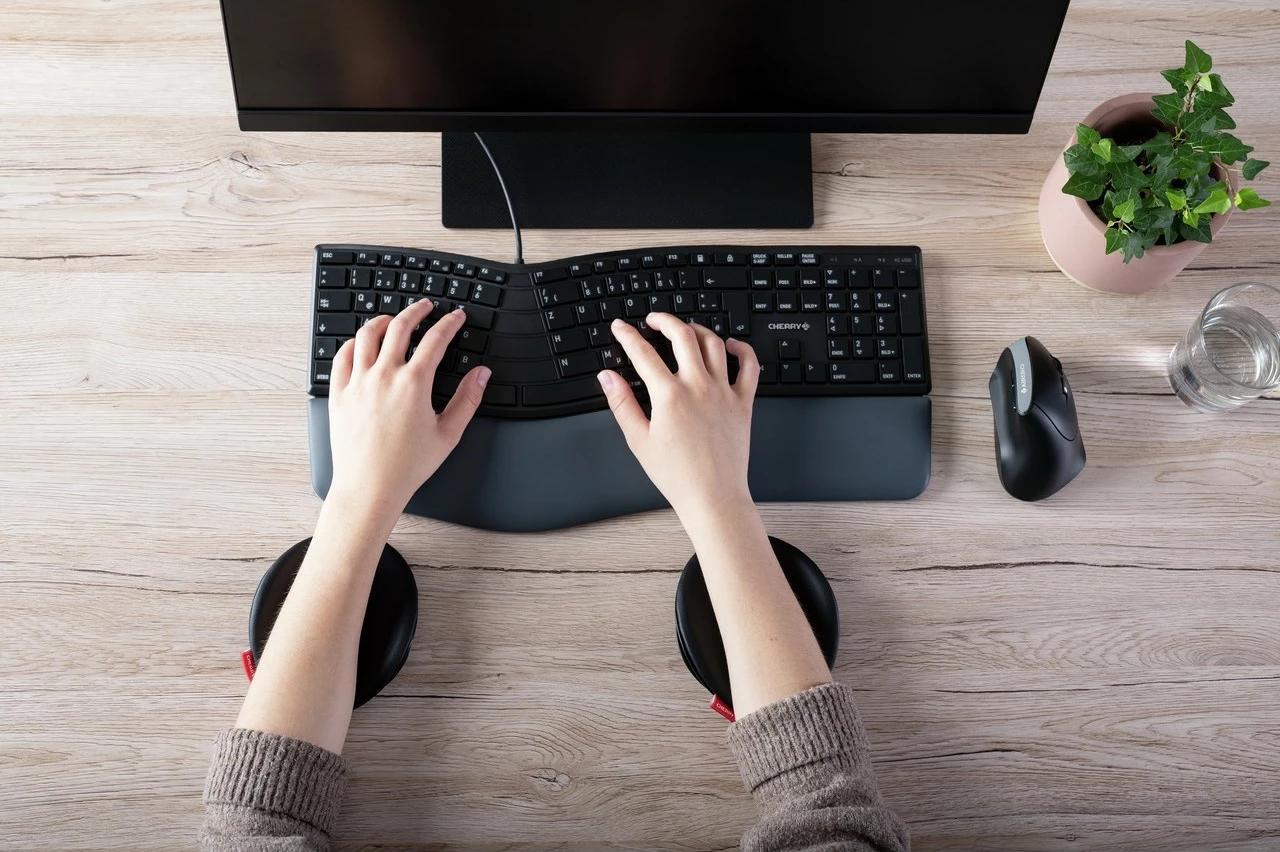 Mauspad Cherry SLIDEPAD ERGO, i zi