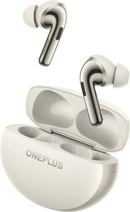 Kufje OnePlus Buds Pro 3, wireless, Bluetooth 5.4, me kuti karikimi, Bezhe