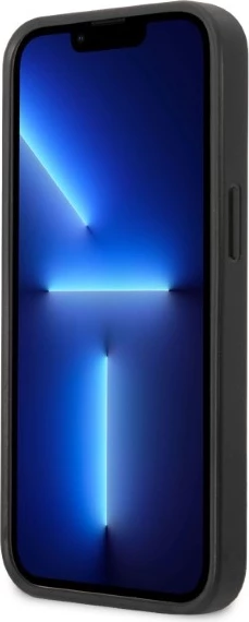 Mbështjellës Karl Lagerfeld KLHCP13SPMNIKPI për iPhone 13 mini 5.4", hardcase, Monogram Ikonik Patch, Kuq