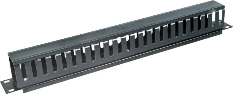 Organizues kabllosh ALANTEC PK008, plastikë, 1U, i zi