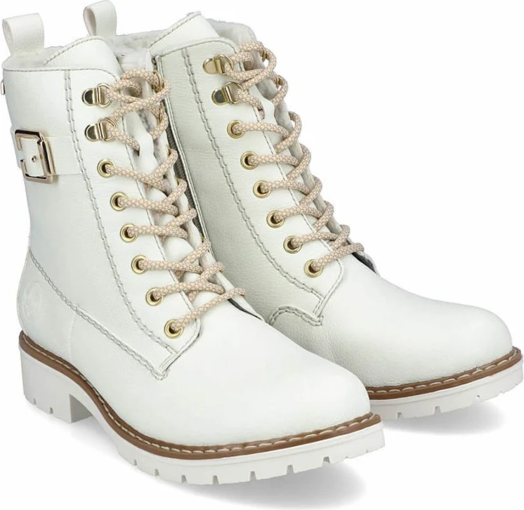 Këpucë femra Rieker, të bardha