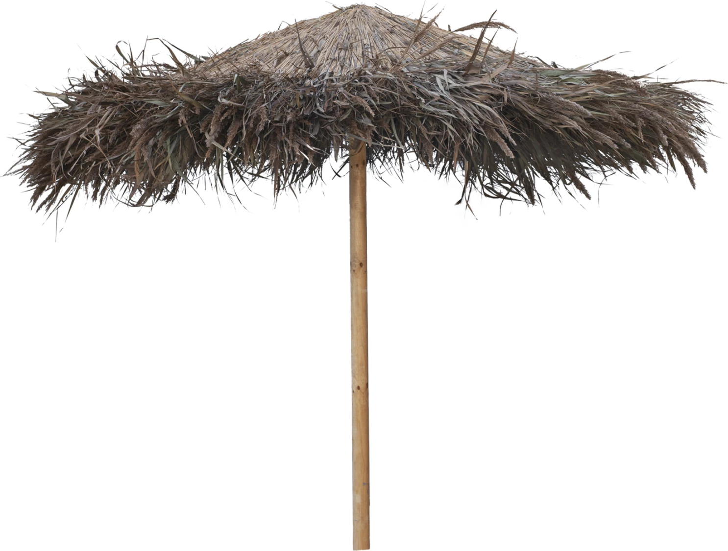 Ombrellë plazhi tropikale me trarë mbështetës Φ240x270Hcm.FH5897