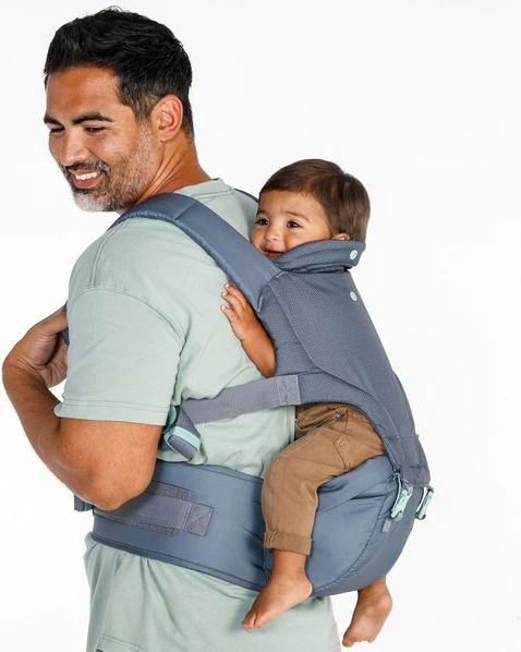 Mbajtëse bebe 5-në-1 me sedilje në ije, B-kids, 150300012, 0m+ 5.5–20.4 kg, gri