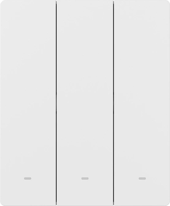 Switch smart Sonoff ZBM5-3C-80W, 3 kanale, Zigbee, i bardhë