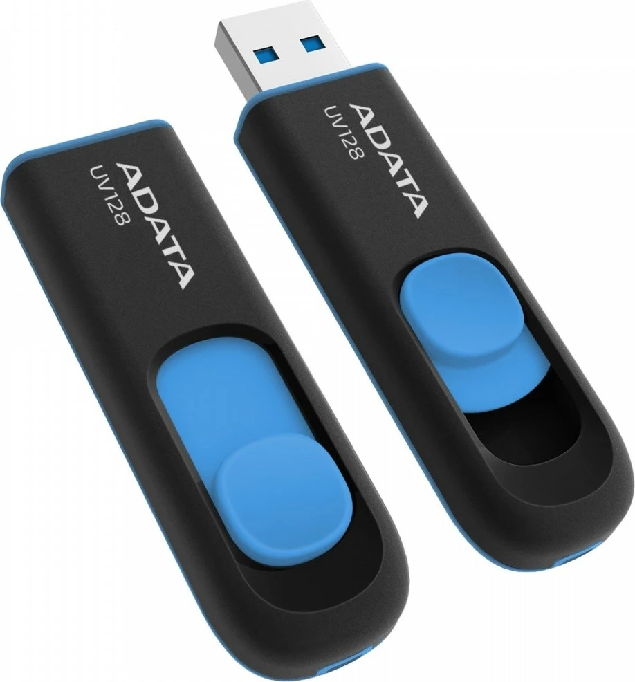 Pendrive Adata DashDrive UV128, 64GB, USB 3.2 Gen1, zi-blu