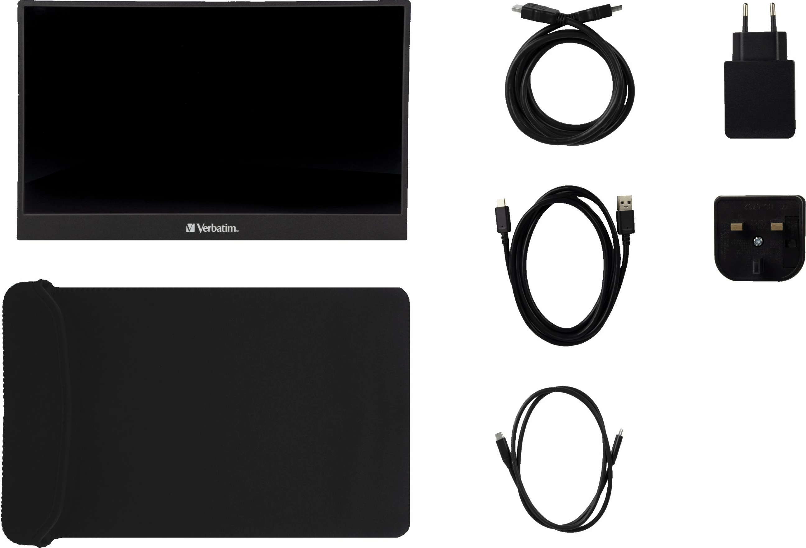 Monitor portativ Verbatim 49590, 14", Full HD, i zi