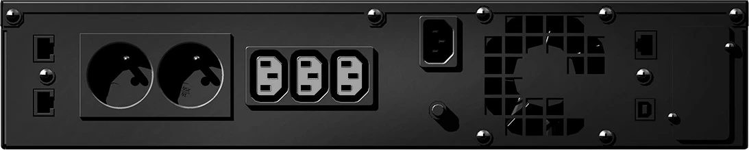 UPS EVER INLINE RT XL 850VA, Kasë rack/tower, E zezë