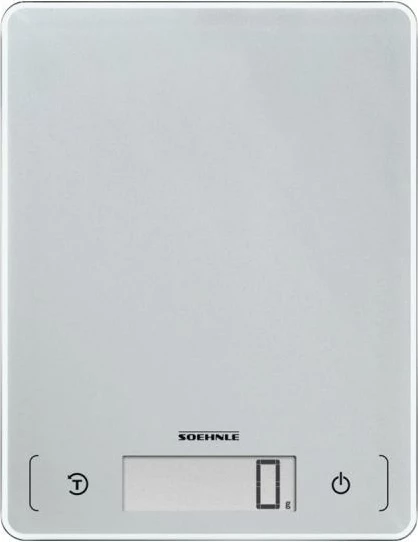 Peshore kuzhine digitale, Soehnle, Page Comfort 300 Slim 61504, kapacitet 10 kg, gri
