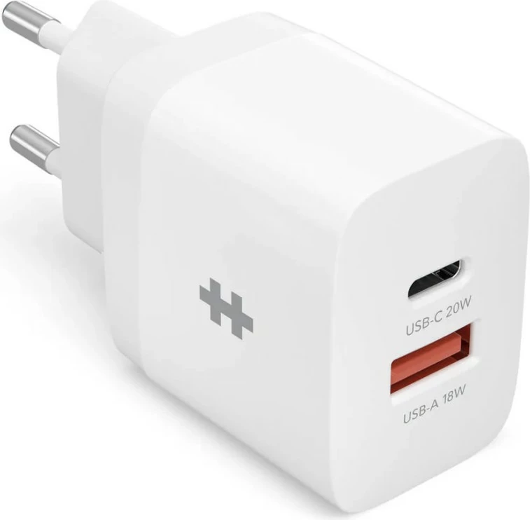 Karikues Targus HyperJuice 20W USB-C, 2 porta, i bardhë