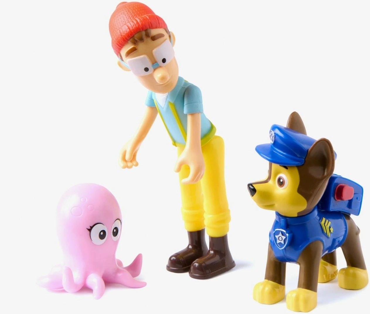 Set figurina Paw Patrol Spin Master Chase & Captain Turbot me oktapod, plastikë